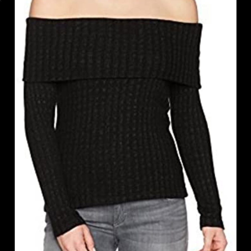 Monrow off the shoulder long sleeve top